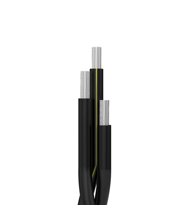 URD Triplex UL Type USE-2, 1350 Aluminum Conductors, 90°C Dry or Wet, Rated 600 V - Main Image