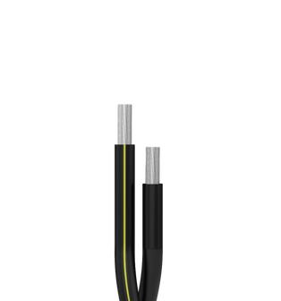 URD Duplex UL Type USE-2, 1350 Aluminum Conductors, 90°C Dry or Wet, Rated 600 V